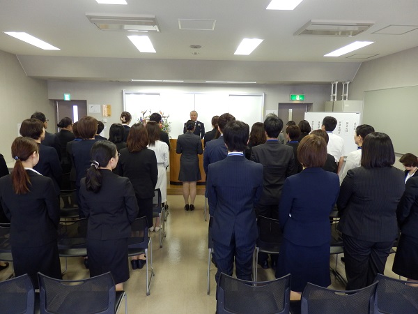 写真:5月1日開講式