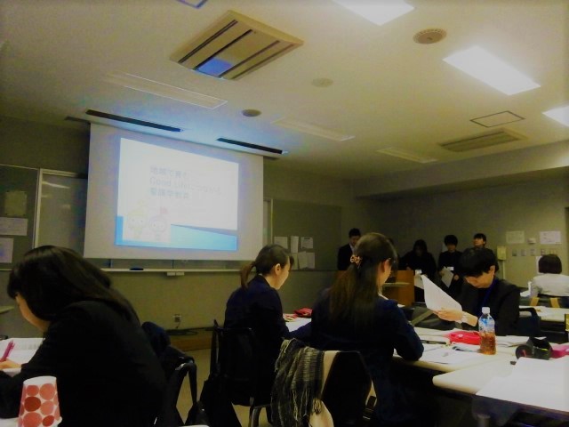 写真:看護教育課程演習発表